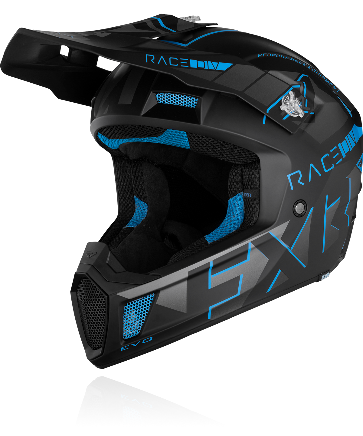 A front view image of FXR's Clutch Evo helmet