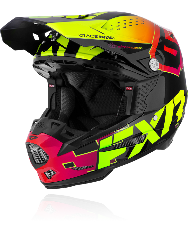 A front view image of FXR's 6D ATR-2 helmet