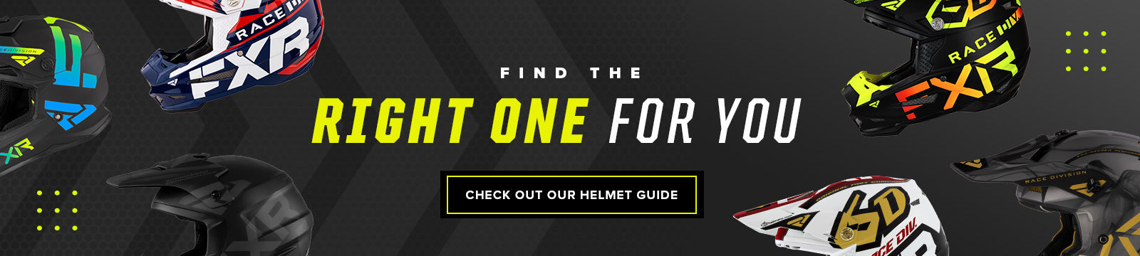 Find the right helmet for you